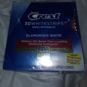 Crest whitestrips glamorous white